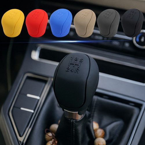 Silicone car gear shift - gear, knob
