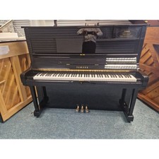Used Yamaha U3 Upright Acoustic Piano Polished Ebony | H1826822 | Leyland Store