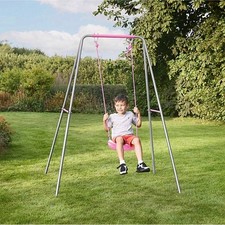 Sportspower Single Swing – Adjustable Seat, Steel Frame, Max Weight 45kg