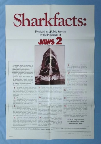 Jaws rare shark facts - (1978),
