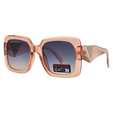 Guess Factory Blue Gradient Square Ladies Sunglasses GO00046 45W 55