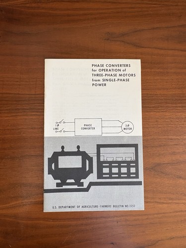 1972 usda phase converters - 1972,
