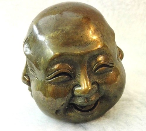 Buddhism signed bronze old - buddhism,