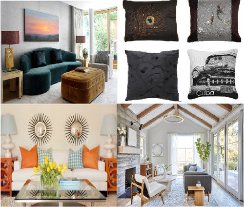 Luxurious unfilled cushion - unfilled,