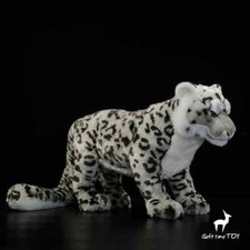 50cm Simulation Snow Leopard Plush Stuffed Animal Snow Leopard Doll 