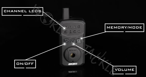 Sonik sks2 bite alarm - bite, receiver