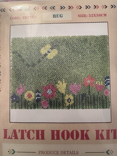 Latch hook diy rug kit - diy,