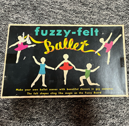 Fuzzy felt ballet set - fuzzy-felt,