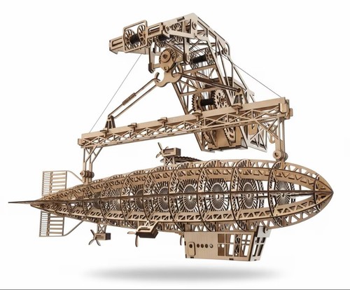 Zeppelin airship laser cut - zeppelin,
