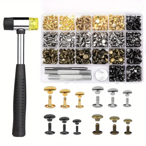 240 sets leatherwork rivets - sets, &