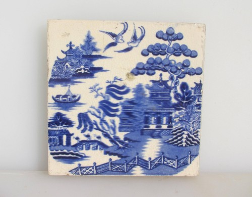 Antique ceramic tile vintage - antique,
