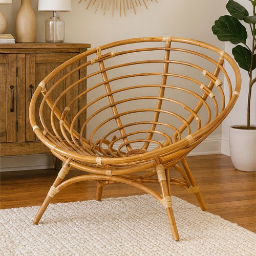 Papasan natural rattan - papasan, |