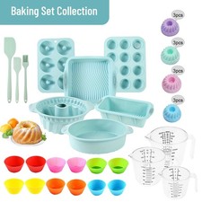 36Piece Set of Food-Grade Silicone Cake Baking Molds-Ideal for DIY Baking