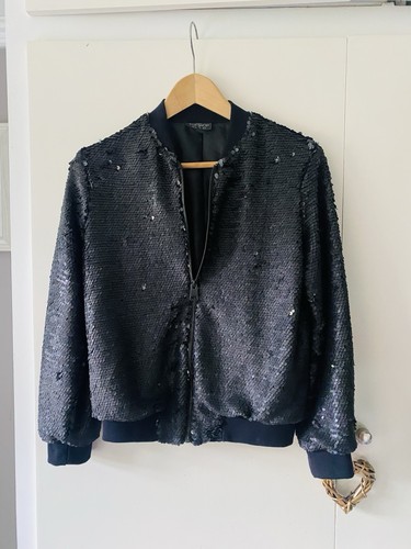 Topshop petite sequin black - petite,