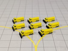 AIRPORT SNOW PLOUGH GRITTER TRUCKS (8x Yellow) GSE Vehicles 1:400 Scale Diorama