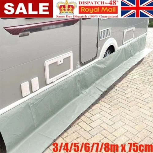 Caravan awning draught skirt - caravan,