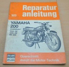 Yamaha RD200 YCS-3E YCS-5E 2 Zylinder RD 200 Motor Räder Reparaturanleitung B523