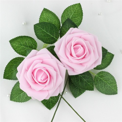 10x foam roses artificial - foam,