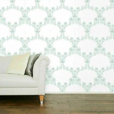 Laura Ashley Wallpaper Parterre Trellis Duck Egg (Same Batch) NEW 