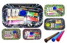 Metal Rolling Tray Set Papers