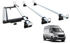 Van Roof Rack 3 Bars for Ford Transit Custom HIGH ROOF ONLY - (2012-2023)
