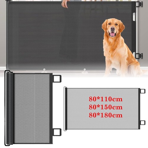 Retractable pet dog gate - pet,