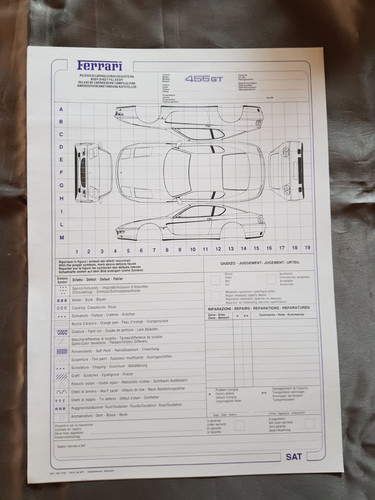 Body bodywork document - , ferrari