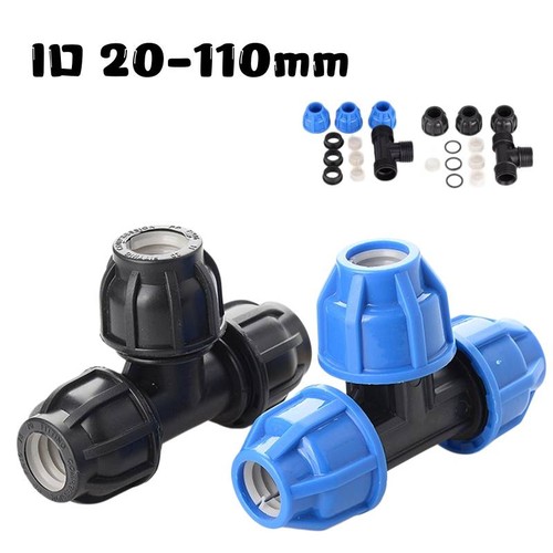 Compression fitting equal - compression,