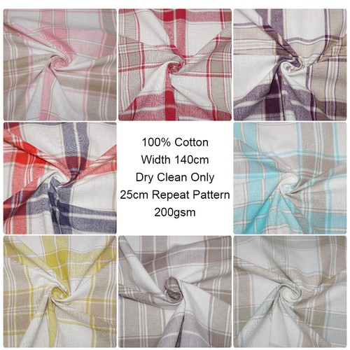 100 cotton tartan - 100%,