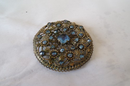 Vintage czech blue stone set - vintage,