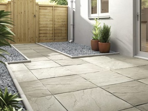 Concrete patio paving - patio,