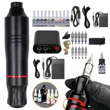 Tattoo Machine Set Professional, Rotary Wireless Tattoo Pen Gun Kit, Tattoo Machine Set
