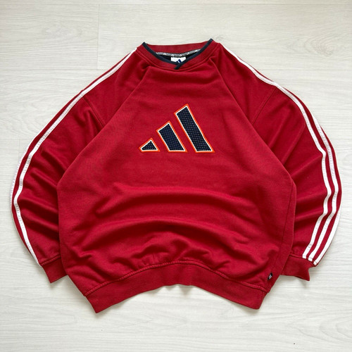 Vintage adidas sweatshirt red - adidas,