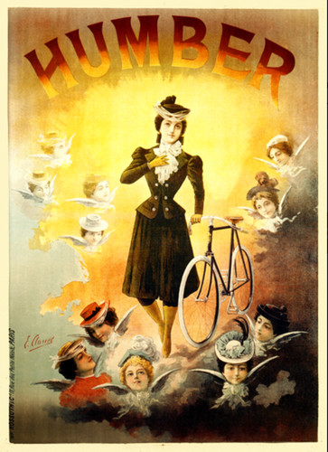 Humber vintage bicycle - , poster