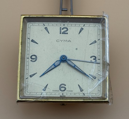 Cyma swiss alarm clock - swiss,