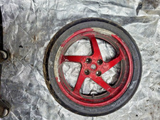 Rear wheel & 180/55 x 17 tyre