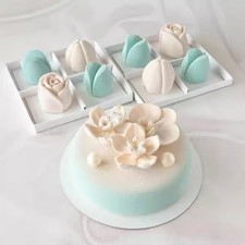Butterfly Orchid Shape Silicone Mold DIY 3D Soap Candle Cake Fondant Baking Mold