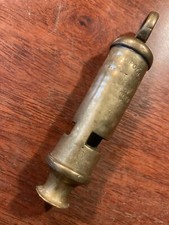 Rare Factory Reject Metropolitan Police Whistle J Hudson 244 Barr St, Birmingham