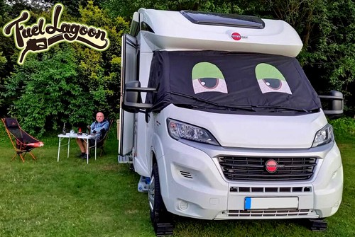 Motorhome screen cover curtain - motorhome,
