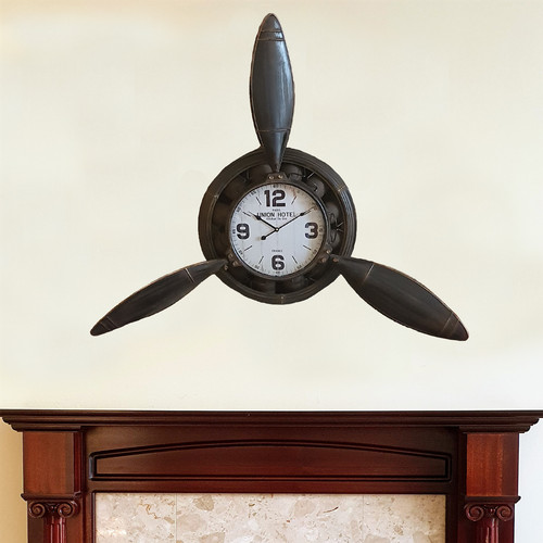 Steampunk metal propeller wall - metal,