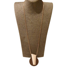 Long Rose Gold Tone Chain