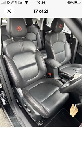 Lather seats complete - mg,