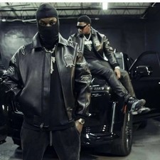 Men's Avirex Black Bomber