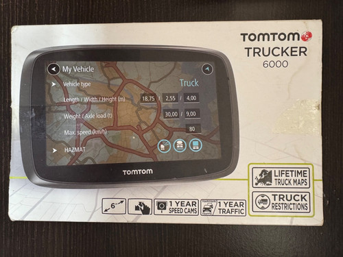 Tomtom trucker 6000 gps sat - tomtom,