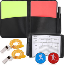 2 Sets Sports Referee Kit, Red
