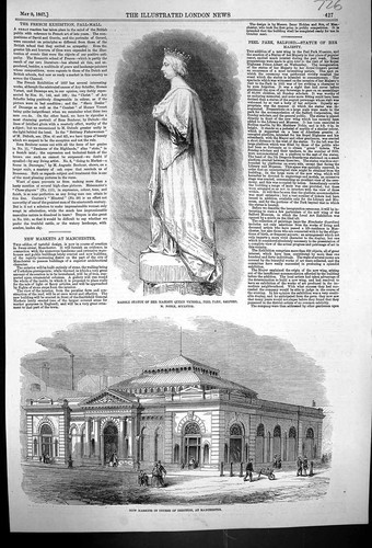 Old 1857 marble statue - statue, queen