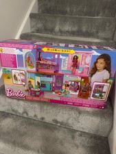 Barbie Vacation House - 2-storey Fully Furnished - Fold And Store