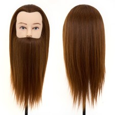 14" Barber Training Head 100%