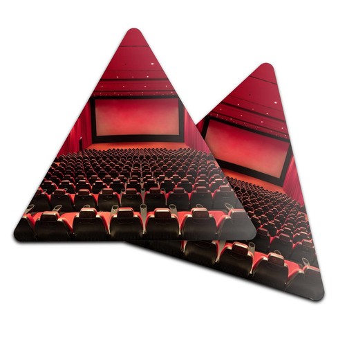 Triangle coaster cinema - triangle,