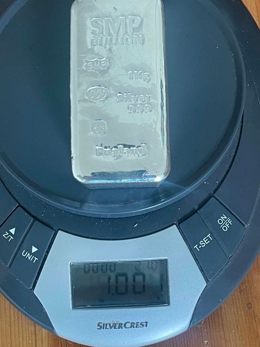 1kg silver bar 999 - 1kg,